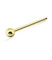 1.8mm Ball Silver Straight Nose Stud NSKA-845